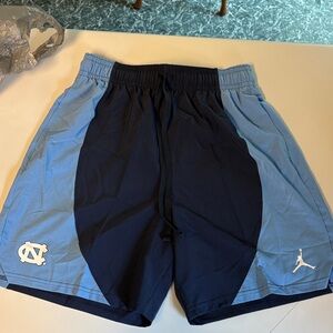 UNC Jordan Men's Blue and Navy Shorts